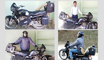 Air Conditioning System for bikers